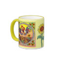 RISE & SHINE by SHARON SHARPE mugs by sharonsharpe RISE & SHINE by SHARON SHARPE mugs