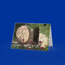 Risen as He Said - Empty tomb of Jesus Note Card