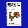 Risen Shine Postage Stamp