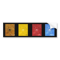 Rising Elelment Goddesses bumper stickers