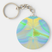 Rising from the Ashes Fractal Art Keychains