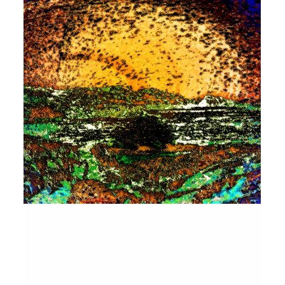 Rising Sun Abstract tee shirt by sruhs
