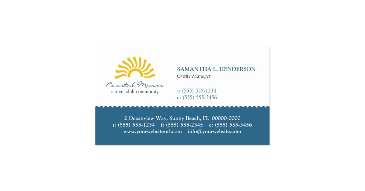 Rising Sun Business Card Zazzle