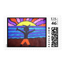 Rising Sun postage