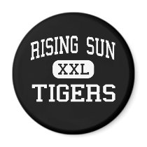 Rising Sun - Tigers - High - North East Maryland magnets