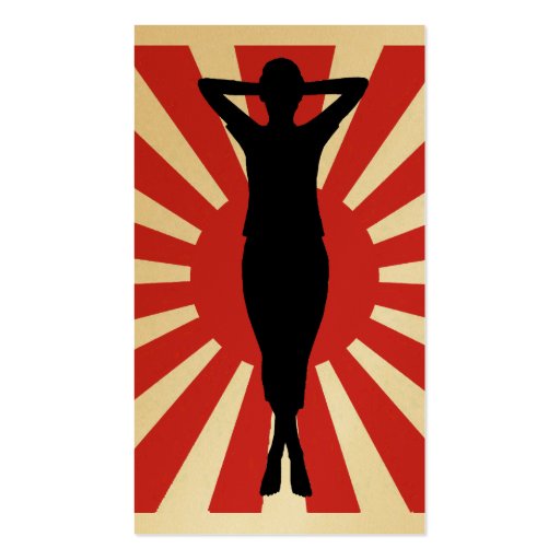 Rising Sun Yoga #2 Premium Gold Business Card (front side)