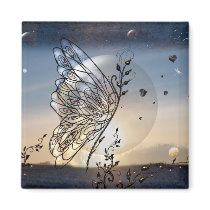 Rising to the Stars Butterfly! magnets