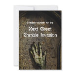 Rising Zombie Halloween Party Invitation