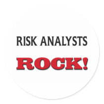 Risk Analysts Rock Sticker
