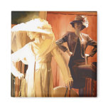 "Rita and Katrina" New Orleans Watercolor Magnet