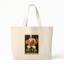 Rita Biscuits Vintage Ad Canvas Bag