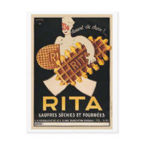 Rita Biscuits Vintage Ad Post Card