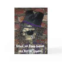 Ritual for Papa Guede aka Baron Samedi cards by voodoomama Ritual for Papa Guede aka Baron Samedi cards
