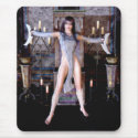 Ritual Of The Moon Goddess Gothic Fantasy Mousepad by darkdreams Ritual Of The Moon Goddess Gothic Fantasy Mousepad