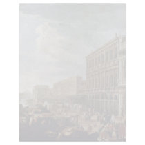 Riva Degli Schiavoni Verso La Salute By Carlevarij Letterhead Design