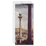 Riva Degli Schiavoni, With The Doge'S Palace By Ca Custom Rack Card