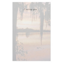 River at Sunset Stationery by cherylarogers River at Sunset Stationery