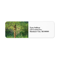 River Birch Return Address Labels
