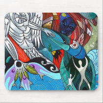 River Bird by Gregory Gallo mousepads