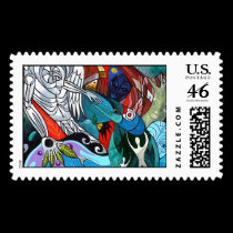 River Bird by Gregory Gallo stamps