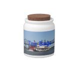 River Boat Cookie Jar Candy Jar River Boat Cookie Jar Candy Jar