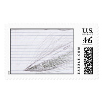 River Boat Kayak postage