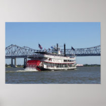 River Boat Poster