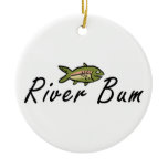 River Bum Christmas Ornament