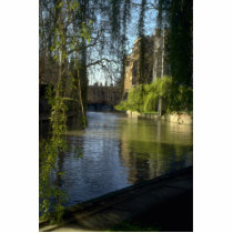River Carn at St. John's College, Cambridge, U.K. Cut Out