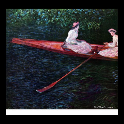 River Epte by Claude Monet Poster