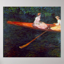 River Epte by Claude Monet Poster