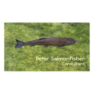River fish swimming Double-Sided standard business cards (Pack of 100)