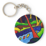 River in the Park Keychain