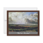 River Landscape With Hunting Party By Koninck Personalized Invitation