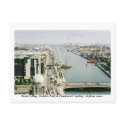 River Liffey & Financial Services Center, Dublin skyline postcard