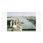 River Liffey &amp; Dublin Port, Ireland Customized Photo Card