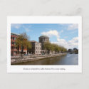 River Liffey Dublin postcard