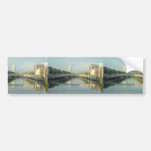 River Liffey In Dublin City Centre Bumper Sticker