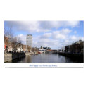 River Liffey view, Dublin city Ireland posters
