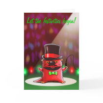 River Otter Christmas Card