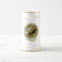 River Otter Habitat Beer Stein Mug