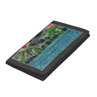River Painting 2 Artistic Wallet