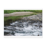 River rapids over rocks postcards