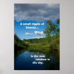 River Reflection: Ore Creek Michigan posters