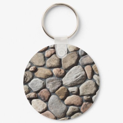 river rocks Keychain by thenaturalgift