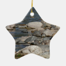 River rocks ornament
