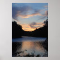 River Sunset Poster posters