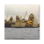 River Thames Barrier London Construction Magnet