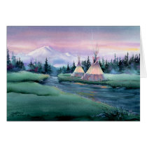 RIVER TIPI CAMP by SHARON SHARPE cards