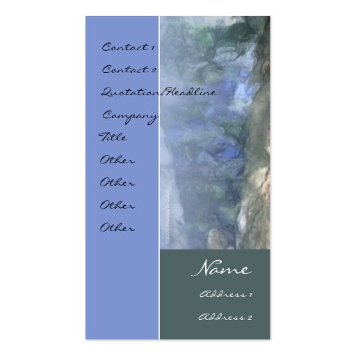 River Tree 2 Profile Card Business Cards